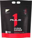 Regla 1 Clean Gainer - High-Protein Lean Gain Fórmula con 560 Calories, 30g de Full-Spectrum Protein, Más de 90g Carbs, Bajo 6g de grasa (30 Servimientos, Cookies &amp; Crème)