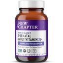 New Chapter Prenatal Vitamins, One Daily Prenatal Multivitamin Enhanced for Age 35+ with Methylfolate + Choline for Healthy Mom & Baby, Gluten Free ' Non-GMO- 90 ct