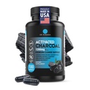 Dr. Robaina Activated Charcoal Capsules 1200 mg – Coconut-Shell Carbon for Gas &amp; Bloating Relief, Digestive Comfort & Next-Morning Support – Vegan • Non-GMO – 100 Conde, USA Made