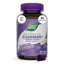 Camino de la Naturaleza Sambucus Gummies inmunes para niños, Immune Support Gummies*, con Black Elderberry Extract, Vitamin C y Zinc, 60 Gummies (Packaging May Vary)