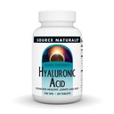 Fuente Naturales Ácido hialurónico, promueve articulaciones saludables y la piel*, 100 mg - 60 tabletas
