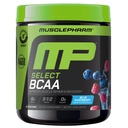 MusclePharm Essentials BCAA Powder, Pre &amp; Post Workout Recovery Drink, Supports Muscle Recovery & Energy Production, Essential Amino Acids Supplement, 30 Servings, Blue Raspberry Flavor