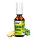 California Natural Inmunity Shots 1oz Botella, Orgánica Ginger Root, Oregano Oil - Potent & Pure Immune System Booster - Immune System Support &amp; Wellness Shot (Pack of 1)