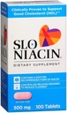 Slo-Niacina 500 mg Tabletas 100 Tabletas (Pack of 3)