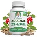 Bienestar Adrenal Ashwagandha &amp; More - Mente Orgánica, Apoyo Corporal por Dr. Danielle, 120 cápsulas