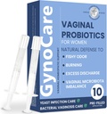 Probióticos vaginales para las mujeres que sufren Cuidado Femenino TENIDO PH Balance para las mujeres que sufren Infección por levaduras Cuidado con el Vaginosis Bacterial Tratamiento Silencioso Defensa contra Incendio y Exceso Recarga TEN 10 Aplicadores Pre-Filled