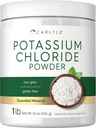 Carlyle Potassium Chloride Powder Suplemento 16 oz ← Alimentos Grado ← Salt Substitute  Vegan, Vegetarian, Non-GMO, Gluten Free