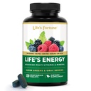 Life's Energy Advanced Daily Multivitamin for Men &amp; Women, Energy & Immune Support Supplement with Super Greens - Antioxidants & Enzymes - Iron Free, Vegetarian, 120 Tablets by Life's Fortune