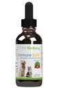 Pet Wellbeing Immune Seguro para Perros - Soportes Normal Immune Defenses, Gut Flora Balance, Andrographis, Echinacea, Vitamina C, Zinc - Veterinaria-Formulated Herbal Suplemento 2 oz (59 ml)