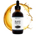 Zatural Black Seed Oil Nigella Sativa Cold Pressed Cumin Oil Digestion, Skin, Brain, Immune, Joints &amp; More (4 Fl Oz)