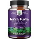 Kava Kava Root Extract Suplemento 1000mg - Soporte herbal rápido con Kavalactones para el Mood Equilibrado - Relajando las cápsulas calmantes para el alivio de estrés > Mejor sueño - 30 servicios