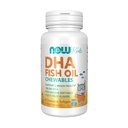 AHORA Suplementos de alimentos, DHA Kids 100 mg, soporta salud cerebral*, sabor frutal, 60 Softgels Chewable, embalaje puede variar
