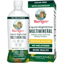 MaryRuth Organics Liquid Nighttime Multimineral ← NO Melatonin ← Magnesium Citrate  Calcium ← Zinc ← Vitamin D3 vidas Disponible en 4 Sabores ← Vegan Silencio Sugar Gratis ← Gluten Free ← 32 Oz
