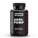 Gains in Bulk L Arginine Amino Acids Suplemento para Nitric Oxide Support, Suplementos para Hombres con L-Arginina, L Citrulline y L Ornithine, Muscle Pump, Energy and Heart Health Support, 90 Capsules