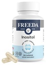 FREEDA Pure Inositol Capsules - Myo-Inositol for Hormonal Balance, Ovarian Function & Mood Support - Kosher, Vegetarian, Made in USA - 100 Conde, 100-Day Supply - Supports Membrane Health