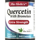 FITO MEDIC'S Lab ¦ Quercetin with bromelain TEN 240 Capsules TERRI quercetin TEN bromelain Suplemento TEN QUErcetin Suplementos TENUltra alta Absorción ANTE bromelain.