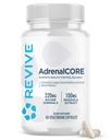 Revive MD Adrenal Support Supplements for Fatigue - Natural Cortisol Manager &amp; Supplement with Rhodiola Rosea & Ashwagandha Promotes Energy Levels " Mental Performance - Men " Women - 30 Servings