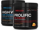 PEScience Pre Workout Stack – Prolific &amp; High Volume, Sour Peach Candy, Nitric Oxide Booster – 40 &amp; 36 Scoops, L Arginine Nitrate, L Citrulline, Pre Workout Powder para Hombres &amp; Mujeres