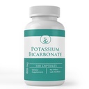 Ingredientes originales puros Bicarbonato de potasio, (100 cápsulas) Siempre puro, sin aditivos o Fillers, Lab Verified