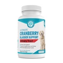 Wanderfound Pets Ultimate Cranberry Bladder UTI Support Supplement for Dogs - Dog Urinary Tract Incontinence Formula with Cordyceps Mushroom - Bacon &amp; Liver Flavor - 90 Chewable Tablets