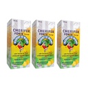 3 CHERIFER Forte Syrup w/Taurine " Double Chlorella Growth Factor + Zinc 120ml