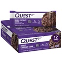 Quest Nutrition Double Chocolate Chunk Protein Bares, 20g Protein Bares, 1g Sugar, 4g Net Carb, Gluten Free, Keto Friendly, 12 Condes