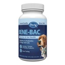 PetAg Bene-Bac - 4.5 oz Polvo - FOS &amp; Probióticos para perros, gatos, mamíferos exóticos " fauna silvestre