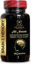 Suplementos de cerebro y memoria - Apoyo neurotransmisor, Energía " Mejor concentración, Mejora de la memoria, Suplementos cerebrales para la memoria, Ginkgo Biloba - 1 botella 60 cápsulas