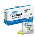 Chargel White Grape, Caffeine-Free Energy Gel Running, Biking, Workout, Hiking Essentials for Women &amp; Men, Gifts for Runners - Carbs Vitamins, Gluten Free - Pack of 6 Gels - 6.35oz Cada uno