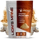 WELLNESS LABSRX Lions Mane Powder, Mushroom Suplemento - 2000mg - Lions Mane Suplemento - Lions Mane Mushroom Powder Suplementos cerebrales para memoria y enfoque, Immune Support and Health - 120 Serviciones
