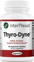 InterPlexus Thyro-Dyne - Iodine, Tyrosine &amp; Plant Extracts for Thyroid Support- Gluten Free, Dairy Free, Soy Free - 60 cápsulas (30 piezas)