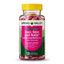 Spring Valley Extra Strength Hair, Skin & Nails Suplemento dietético 120ct 5000 mcg