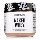 NAKED Chocolate Whey 1LB - All Natural Grass Fed Whey Protein Powder, Organic Cacao, y Coconut Sugar - No GMO, No Soy, y Gluten Libre, Crecimiento de Ayuda y Recuperación - 12 Servimientos