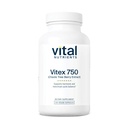 Vital Nutrients Vitex 750  750mg Chaste Tree Berry Extract ← Soporte para la hormona, la fertilidad y el equilibrio del ciclo menstrual* ← Gluten, Dairy, Soy Free ← Non-GMO ← 120 Capsules