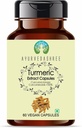 Extracto Turmérico 500mg - 60 Capsules Vegetarianos Silencio Haldi Extracto ← Curcuma Longa Silencio Todo Natural Silencio 100% Vegan ANTE Gluten-Free ANTE GMP Certified.
