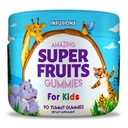 Infusiones Super Fruit Gummies for Kids 90 Conde Antioxidante Blend Soft y Delicious Vegan Friendly Gluten Free Non-GMO