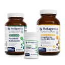 Metagenics PhytoMulti - 60 Tabletas, OmegaGenics EPA-DHA 1000-60 Softgels, y UltraFlora BiomePro - 30 cápsulas