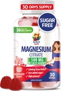 Magnesium Gummies for Kids &amp; Adults - 500mg - Calm Magnesium Chews - Magnesium Citrate Chewable Suplemento para Mood &amp; Muscle Support
