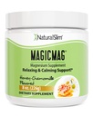 NaturalSlim Magicmag Puro Magnesio Citrate Estrés de Polvo, Estreñimiento, Muscle, Heart Health, y Sleep Support ← Honey Chamomile Magnesium Suplemento - 8oz Bebida Mix (Solo)