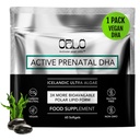 Orlo PRENATAL DHA - Prenatal DHA Omega 3 Suplemento - Triple Strength Omega3s - Vegan DHA &amp; EPA - Algae Omega-3 Oil - Apoya el desarrollo del cerebro durante el embarazo y la lactancia (60 Mini Softgels)
