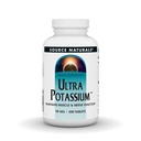 Fuente Naturales Ultra Potasio 99 mg Maintains Muscle & Nerve Función - Suplemento dietético - 200 Tablets