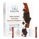 EquiLife - Bares de alimentación completa, Paleo & Vegan Protein Bares, Bares de nutrición orgánica, 6g de Proteína, Bajo 200 Calories, Rich Cocoa Flavor, Travel-Size, Libre de gluten, Libre de Soy (Chocolate Brownie, 9 Cuenta)