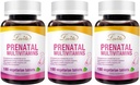 Lovita Vitaminas prenatales con Hierro 27 mg, Ácido Fólico 800mcg " Calcio, Vitaminas Prenatales Veganas para Mujeres Durante y Post Preganancia, No GMO, 180 Píldoras Prenatales Vegetarianas (Pack of 3)