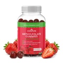 CogniTune Methylfolate Gummies - Easy to Take High Potency L-Methylfolate, Folate Supplement for Brain, Heart Health &amp; Immunity, Delicious Strawberry Flavor, Non-GMO, Vegan, Gluten-Free