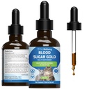 Bienestar de mascotas - Sugar de sangre oro para gatos - Apoyo natural para los niveles de azúcar de sangre saludable en gatos diabéticos - Estabilización de la insulina " función pancreática normal - 2 oz (59 ml)