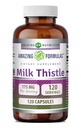 Amazing Formulas Milk Thistle Suplemento TEN 175 Mg per Serving TEN 120 Capsules ← No Gluten-Free TEN Made in USA