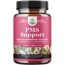 PMS Apoyo Suplemento para Mujeres – Equilibrio hormonal para el malestar menstrual femenino con DIM, Chasteberry, Black Cohosh " Ashwagandha - para los calambres del período Ease, Bloating de menopausia, Mood Swing – 60 Ct