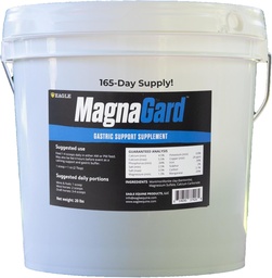 Suplemento de soporte gástrico para Caballos Silenciosos Alivios Ulcers, Suplemento de calma, Magnesio &amp; Otros Minerales Vitales Silencio Powder, 20lb Bucket, 5-Month Supply ← por Eagle Equine