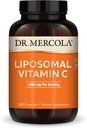 Dr. Mercola Liposomal Vitamina C, 1.000 mg por Serving, 90 Serviciones (180 cápsulas), Suplemento dietético, Apoyo Salud Inmune, No GMO, NSF certificado