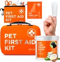 Care Bundle - Kit de primeros auxilios y aplicaciones limpiadoras de oído para perros, salud esencial y conjunto de higiene